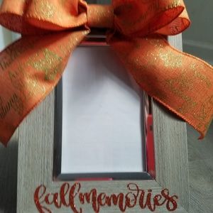 Custom Fall Picture Frame